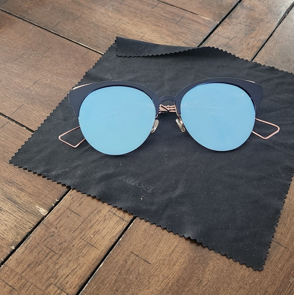 Dior Blue and Black Sunglasses